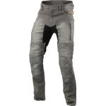 Hellgraue Atmungsaktive Slim Fit Jeans mit Reißverschluss aus Baumwolle für Herren 
