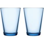 Reduzierte Aquablaue Skandinavische Iittala Kartio Glasserien & Gläsersets aus Glas 2-teilig 