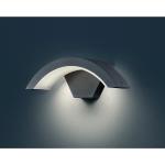 Reduzierte Anthrazitfarbene Moderne Trio LED Wandlampen aus Aluminium 