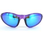 Violette Verspiegelte Sonnenbrillen aus Kunststoff für Damen 