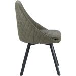 Dunkelbraune Rustikale Designer Stühle aus Leder 2-teilig 