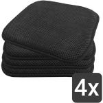 Schwarze Moderne Sitzkissen & Bodenkissen aus Polyester 40x40 6-teilig 