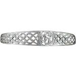 Silberne Kiss of Leather Keltische Armbänder aus Silber für Damen 