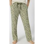 Grüne Triumph Nachhaltige Pyjamahosen lang aus Viskose für Damen Größe L 