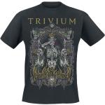 Trivium T-Shirt - Skelly Frame - S bis XXL - für Männer - Größe XXL - schwarz - Lizenziertes Merchandise