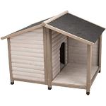 Reduzierte Trixie natura Hundehütten mit Terrasse aus Holz 