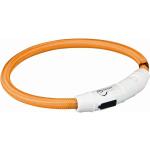 Trixie Flash Leuchtring USB orange | XS-S 35 cm/7 mm