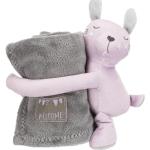 Trixie Junior cuddly set blanket/rabbit plush 75 × 50 cm grey/light lilac