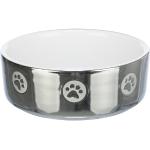 Silberne Trixie Runde Futterautomaten & Futterspender für Katzen aus Keramik 