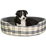 Trixie Lucky bed oval 65 × 55 cm grey/white