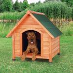 Braune Trixie natura Hundehütten & Hundehäuser aus Holz 