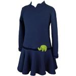 Marineblaue Trocadero Winterkleider für Kinder aus Samt für Mädchen Größe 152 für den für den Winter 