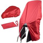 TROCKOLINO Set - Regenschutz für Fahrrad-Kindersitz und Sattel, rot