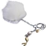 Weiße Troika Schlüsselanhänger & Taschenanhänger aus Metall für Damen 