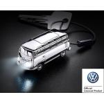 Silberne Troika Volkswagen / VW Bulli / T1 LED-Schlüsselanhänger 