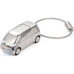 Silberne Troika Volkswagen / VW Schlüsselanhänger & Taschenanhänger glänzend 