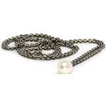 Reduzierte Silberne Skandinavische Trollbeads Damenhalsketten & Damenhalsschmuck mit Echte Perle handgemacht 