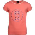 Korallenrote Blumenmuster Trollkids Kinder T-Shirts für Mädchen Größe 116 