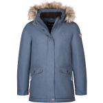 Trollkids - Girl's Oslo Coat XT - Mantel Gr 140 blau/grau