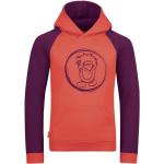 Peachfarbene Trollkids Bio Kindersweatshirts für Mädchen Größe 104 