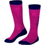 Trollkids Ski Socks - Skisocken - Kind Pink / Navy 27 - 30