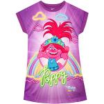 Violette Trolls Kindernachthemden & Kindernachtkleider für Mädchen Größe 140 