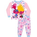 Rosa Trolls Kinderschlafanzüge & Kinderpyjamas für Mädchen Größe 134 für den für den Winter 