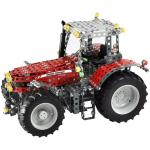 Tronico 10080 - Metallbaukasten Traktor Massey Ferguson 8690, Profi Serie, Maßstab 1:16, 1024-teilig, rot