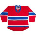 TronX Spielbekleidung DJ300 Eishockey Trikot, Senior (DE/NL/SE/PL, Alphanumerisch, L, Regular, Regular, Montreal Canadiens - Red)