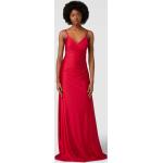 Rote Troyden Collection V-Ausschnitt Ballkleider aus Polyester für Damen Größe M zum Abschlussball 