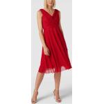 Rote Troyden Collection V-Ausschnitt Ballkleider aus Polyester für Damen Größe S zum Abschlussball 