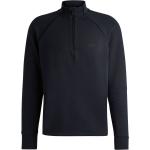 Dunkelblaue HUGO BOSS BOSS Herrensweatshirts mit Reißverschluss aus Baumwolle Größe XS 
