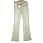 Olivgrüne True Religion Bobby Bootcut Jeans aus Baumwollmischung für Damen Weite 26, Länge 34 