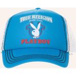 Blaue True Religion Playboy Snapback-Caps aus Mesh für Herren Einheitsgröße 