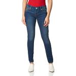 Bestickte Super Skinny True Religion Jeans mit Stickerei aus Denim für Damen 