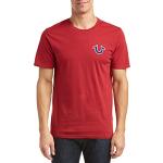 Rubinrote Kurzärmelige True Religion T-Shirts für Herren Größe XL 