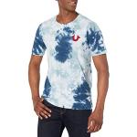 Blaue Batik Kurzärmelige True Religion Tee T-Shirts für Herren Größe 3 XL 