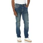 Indigofarbene True Religion Geno Super Slim Fit Jeans mit Reißverschluss aus Denim für Herren 