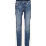 Blaue True Religion Rocco 5-Pocket Jeans aus Baumwolle für Herren 