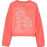 Reduzierte Orange True Religion Rundhals-Ausschnitt Damensweatshirts aus Baumwolle Größe L 