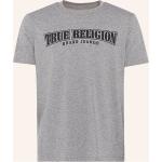 Reduzierte Hellgraue True Religion T-Shirts aus Baumwolle für Herren Übergrößen 