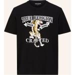Schwarze True Religion T-Shirts aus Baumwolle für Herren Größe XXL 