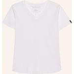 Weiße True Religion V-Ausschnitt T-Shirts für Damen Größe M 