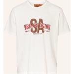 Reduzierte Weiße True Religion Tee T-Shirts aus Baumwolle für Herren Übergrößen 