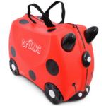 Rote trunki Kunststofftrolleys 18l mit Insekten-Motiv abschließbar für Kinder XS - Extra Klein zum Schulanfang 