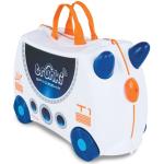 Weiße trunki Kunststofftrolleys 18l abschließbar für Kinder S - Handgepäck zum Schulanfang 