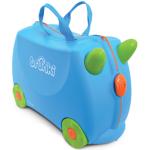 Blaue trunki Terrance Kunststofftrolleys 18l abschließbar für Kinder XS - Extra Klein zum Schulanfang 