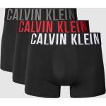 Schwarze Unifarbene Calvin Klein Underwear Herrenunterhosen aus Polyester Größe M 3-teilig 