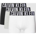 Hellgraue Calvin Klein Underwear Herrenunterhosen aus Baumwolle Größe L 3-teilig 