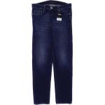 Marineblaue Trussardi Jeans Herrenjeans aus Denim Übergrößen 